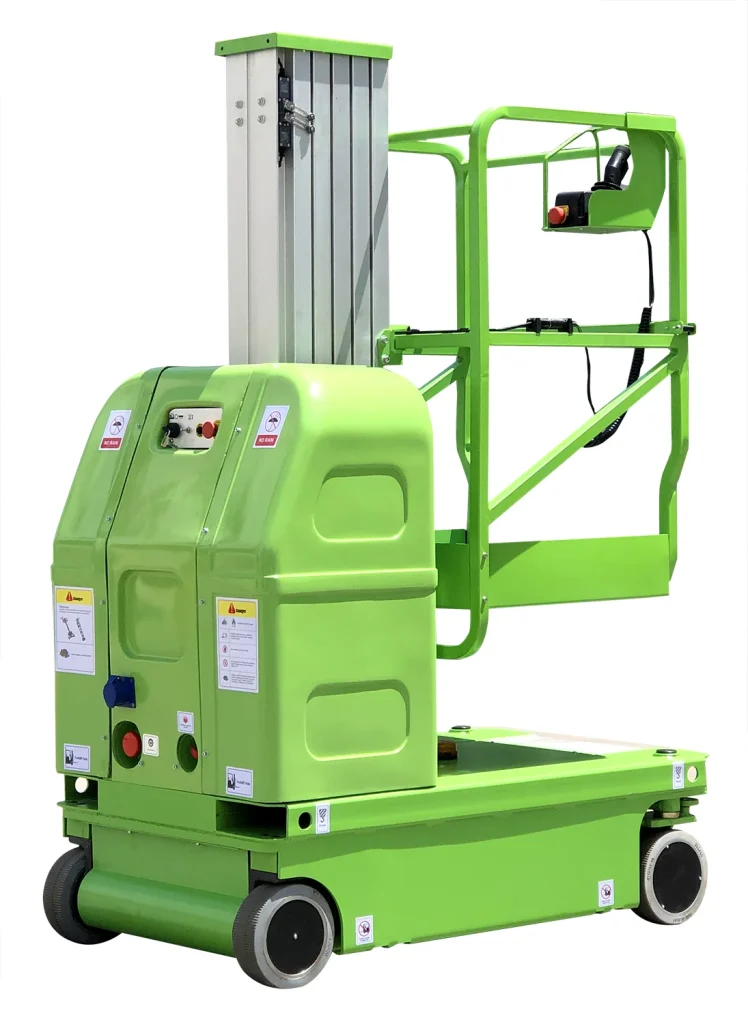 Self Propelled Vertical Lift - Hydraulic Turning Wheel