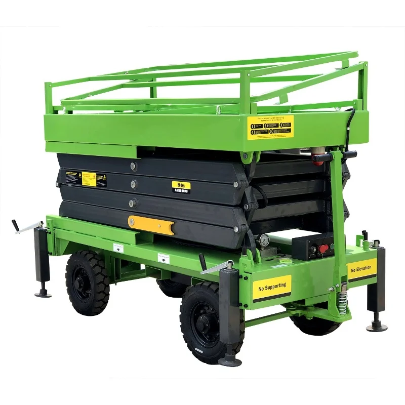 MK600 Manual Pushing Scissor Lift
