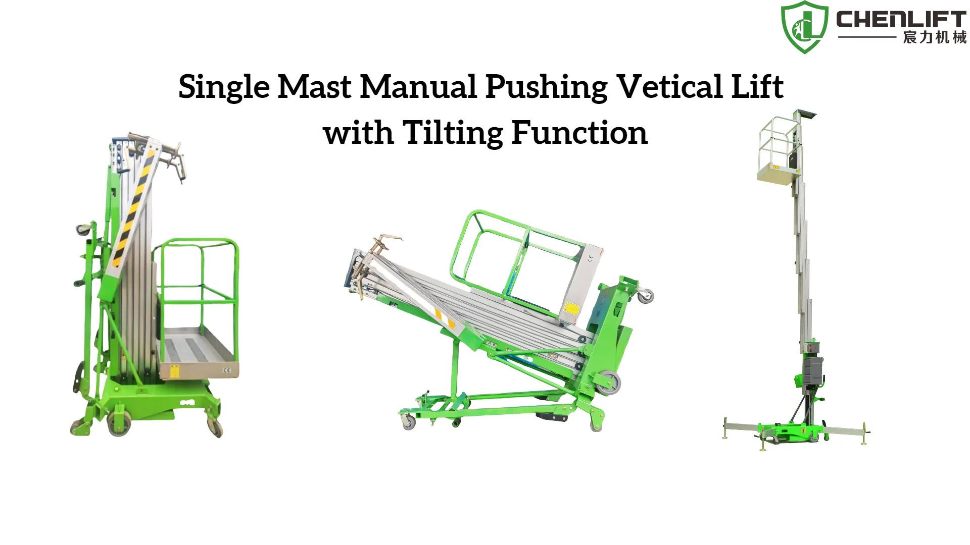 MT Series Single Mast — elevated working position