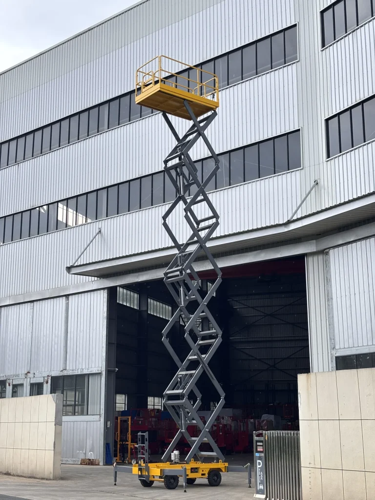 Chenlift MK series push-around scissor lift 500kg platform capacity heavy load