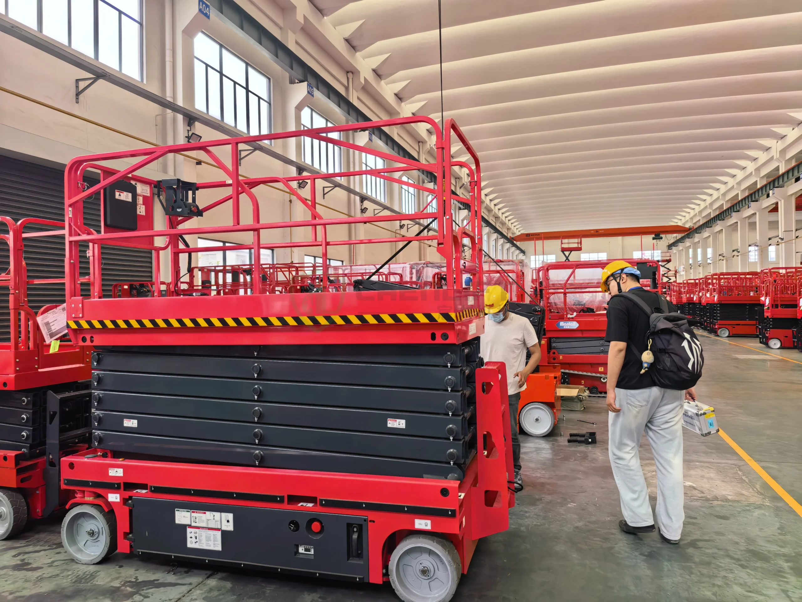 Chenlift compliance inspection on site