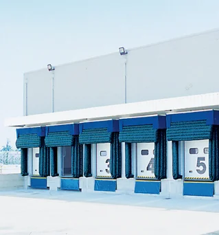 DSH inflatable dock shelter for dock sealing