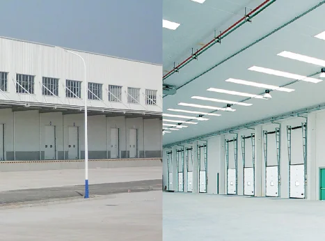 GSD insulation sectional door for cold storage dock solution