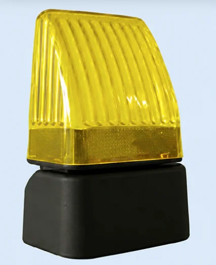 Safety warning lights for loading dock