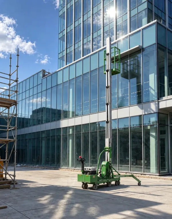 Chenlift SLK series assembly lift positioning material at height during installation