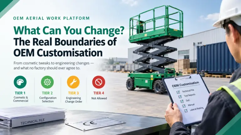 OEM Aerial Work Platform Customisation Boundaries