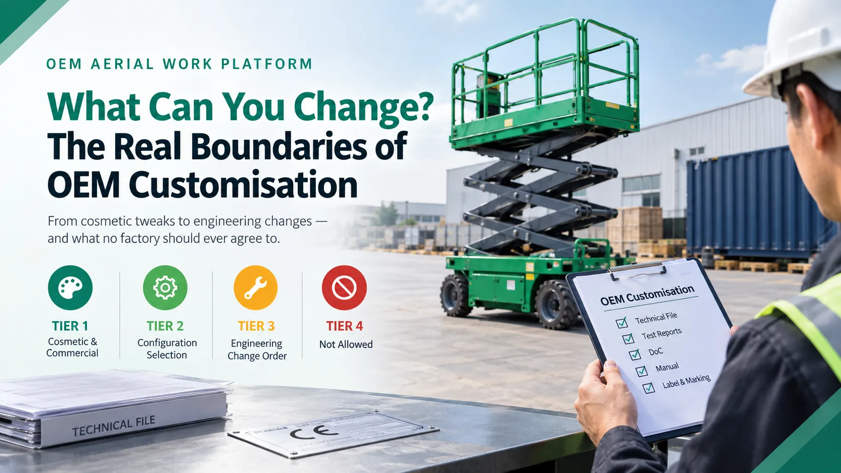 OEM Aerial Work Platform Customisation Boundaries